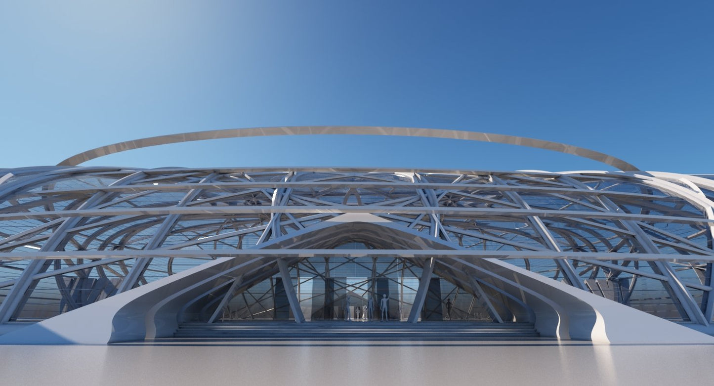 Futuristic Architectural Structure
