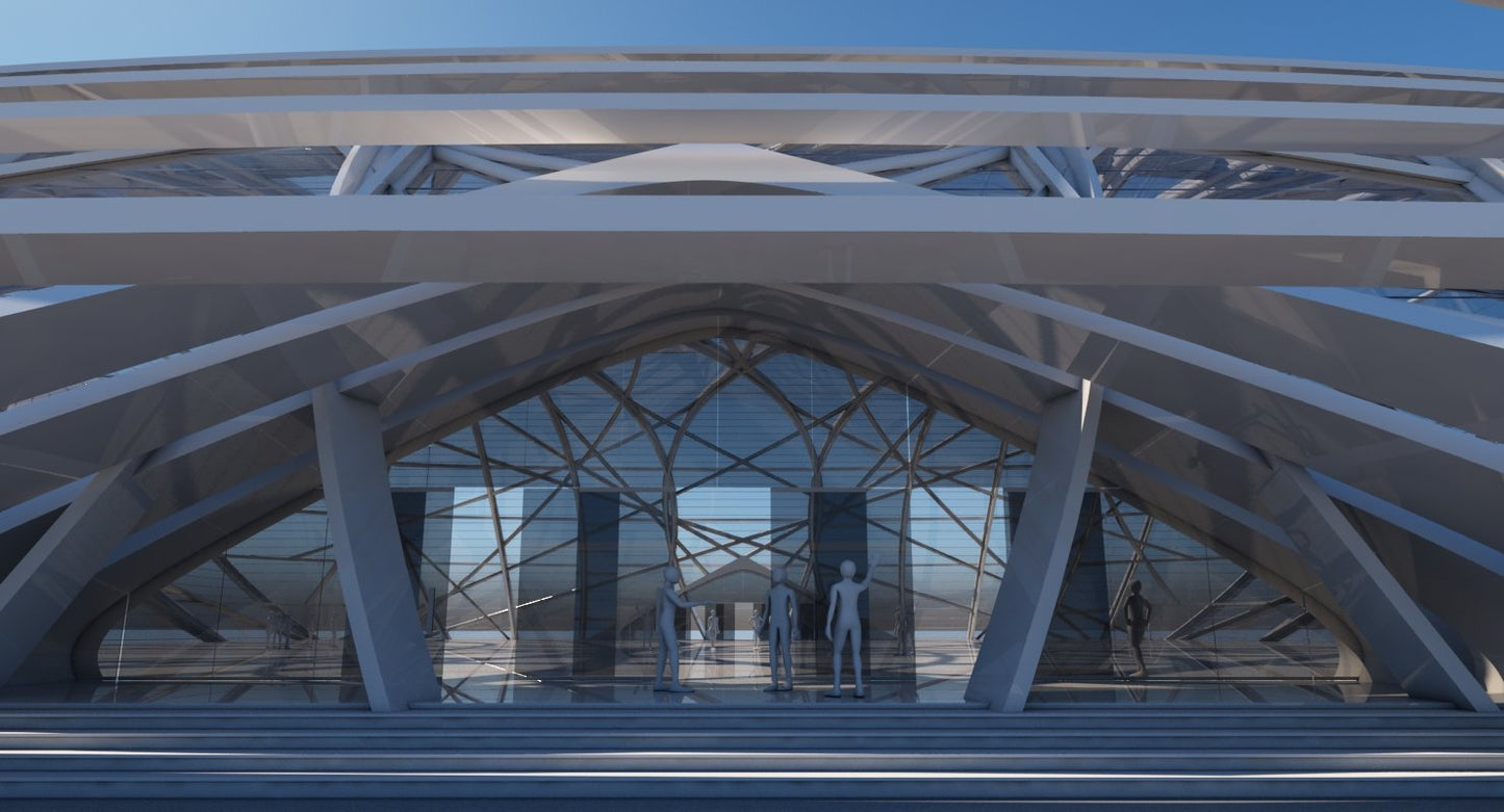 Futuristic Architectural Structure