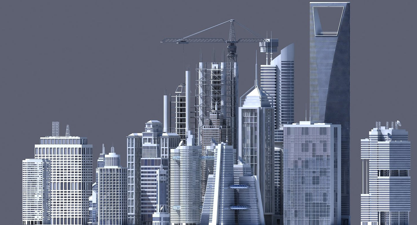 3D Generic Skyscrapers