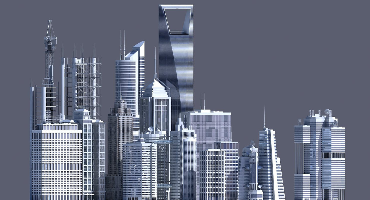 3D Generic Skyscrapers