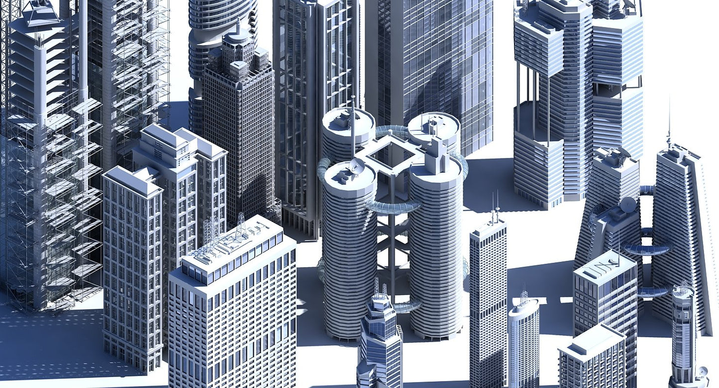 3D Generic Skyscrapers