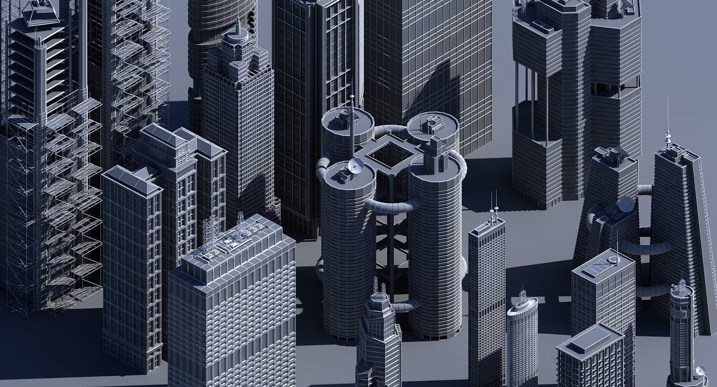 3D Generic Skyscrapers