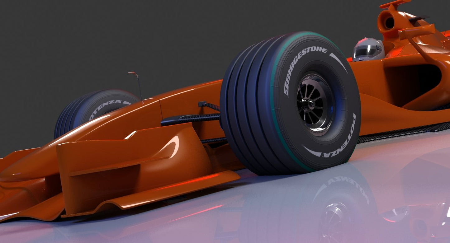 Generic Formula 1 Racing Car