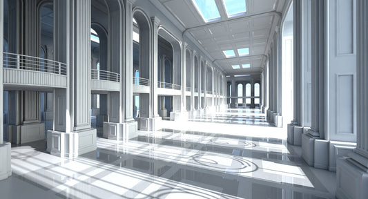 Classic Interior Scene 3D Model