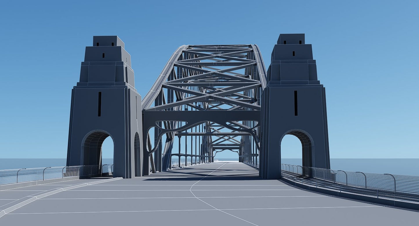 Harbour Bridge 3D Model