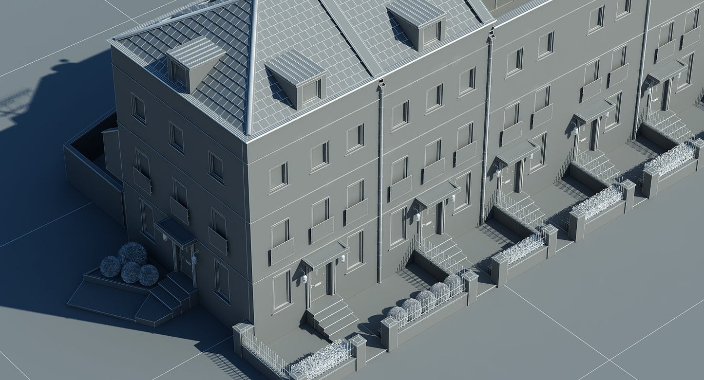 Terraced Town house Building