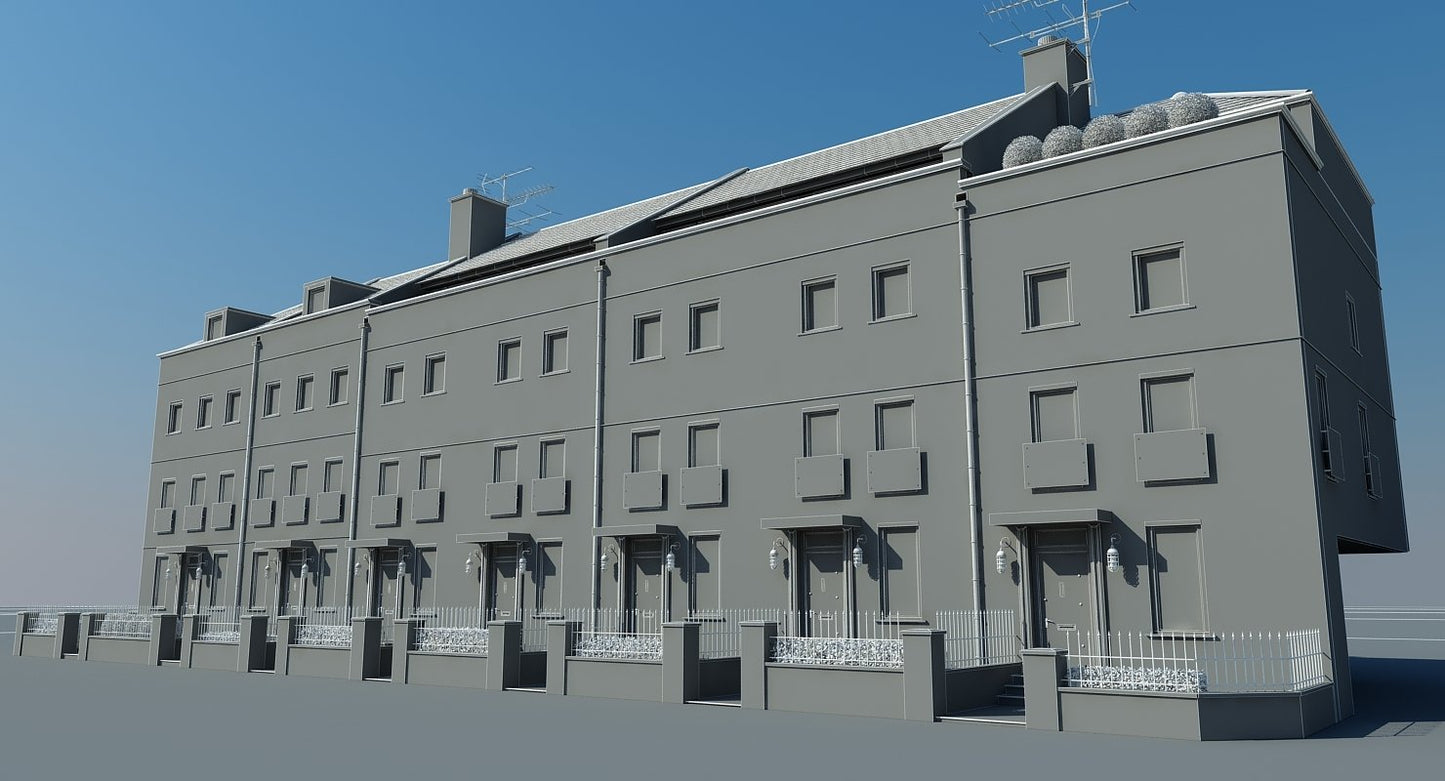 Terraced Town house Building