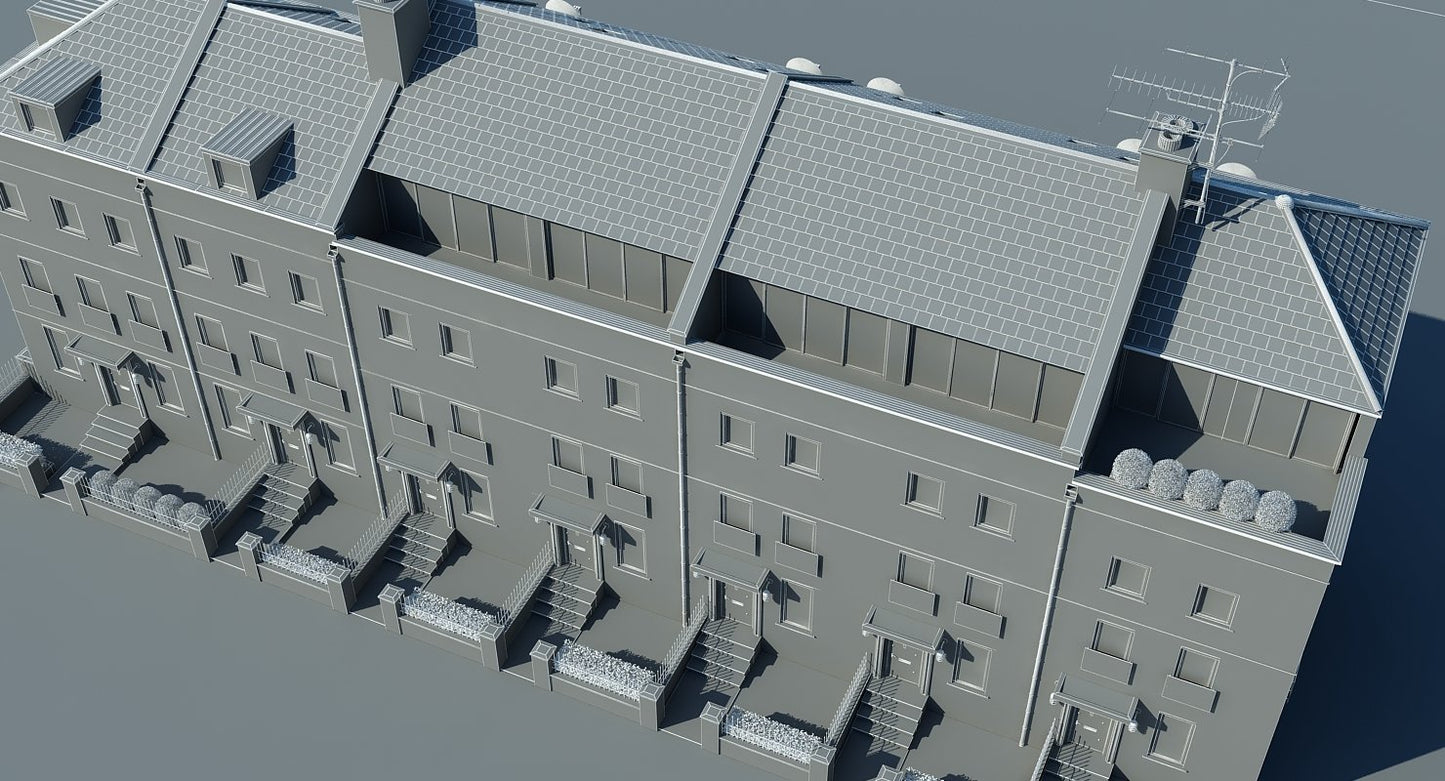 Terraced Town house Building