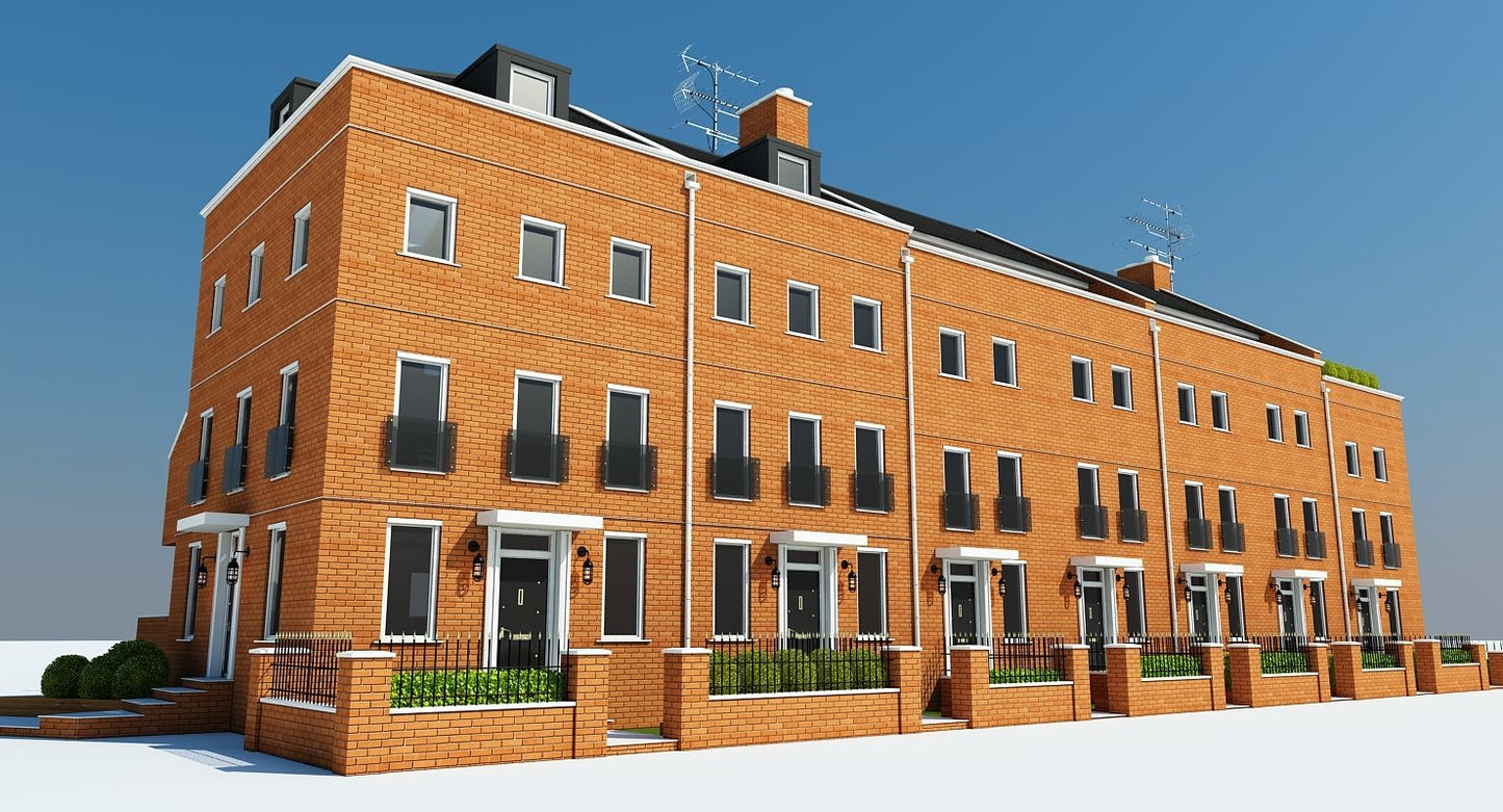 Terraced Town house Building