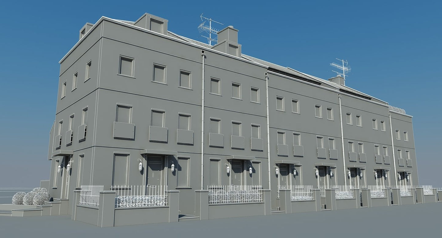 Terraced Town house Building