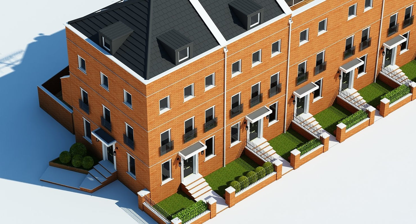 Terraced Town house Building