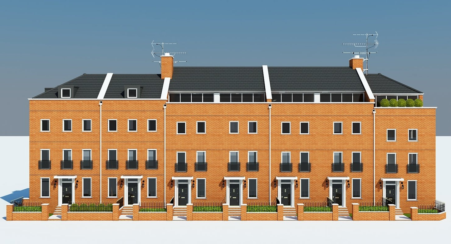 Terraced Town house Building