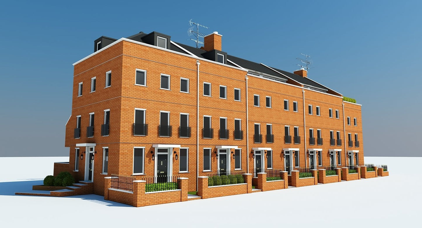 Terraced Town house Building