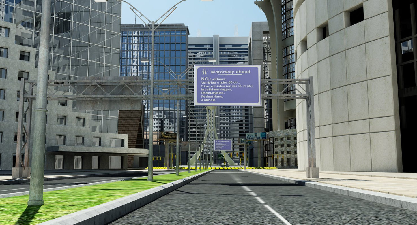 3D City Intersection