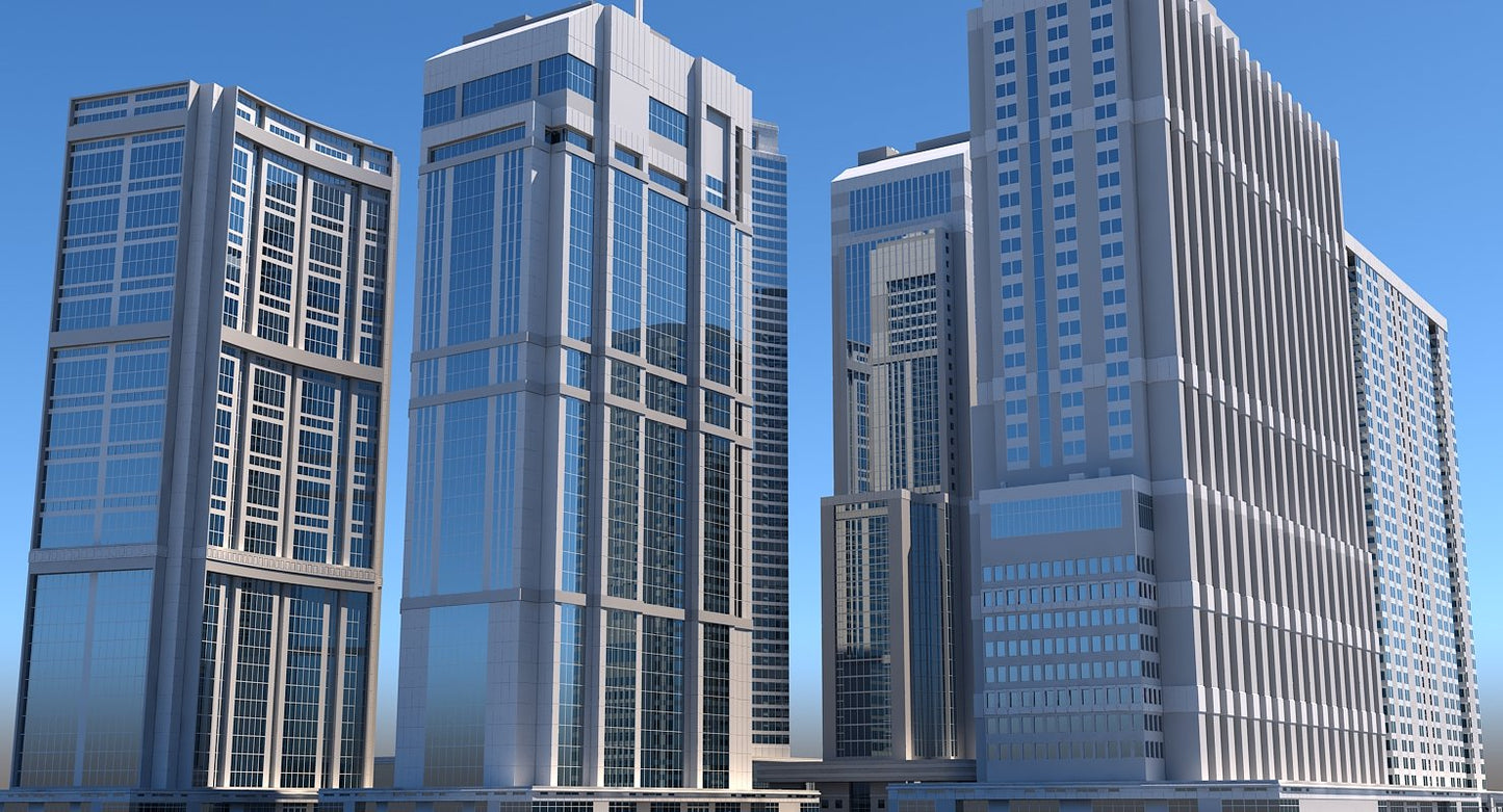 Modern City Skyscraper Kit