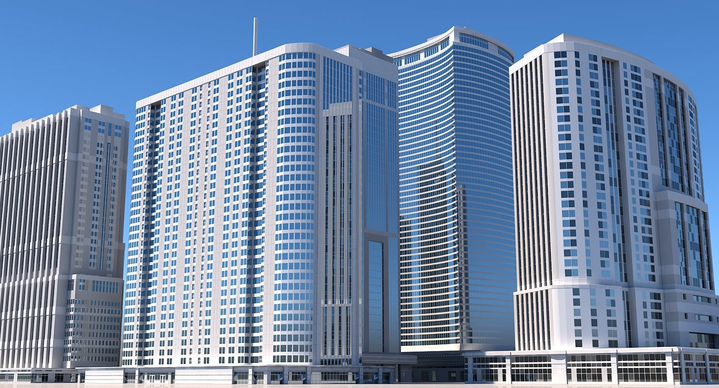 Modern City Skyscraper Kit