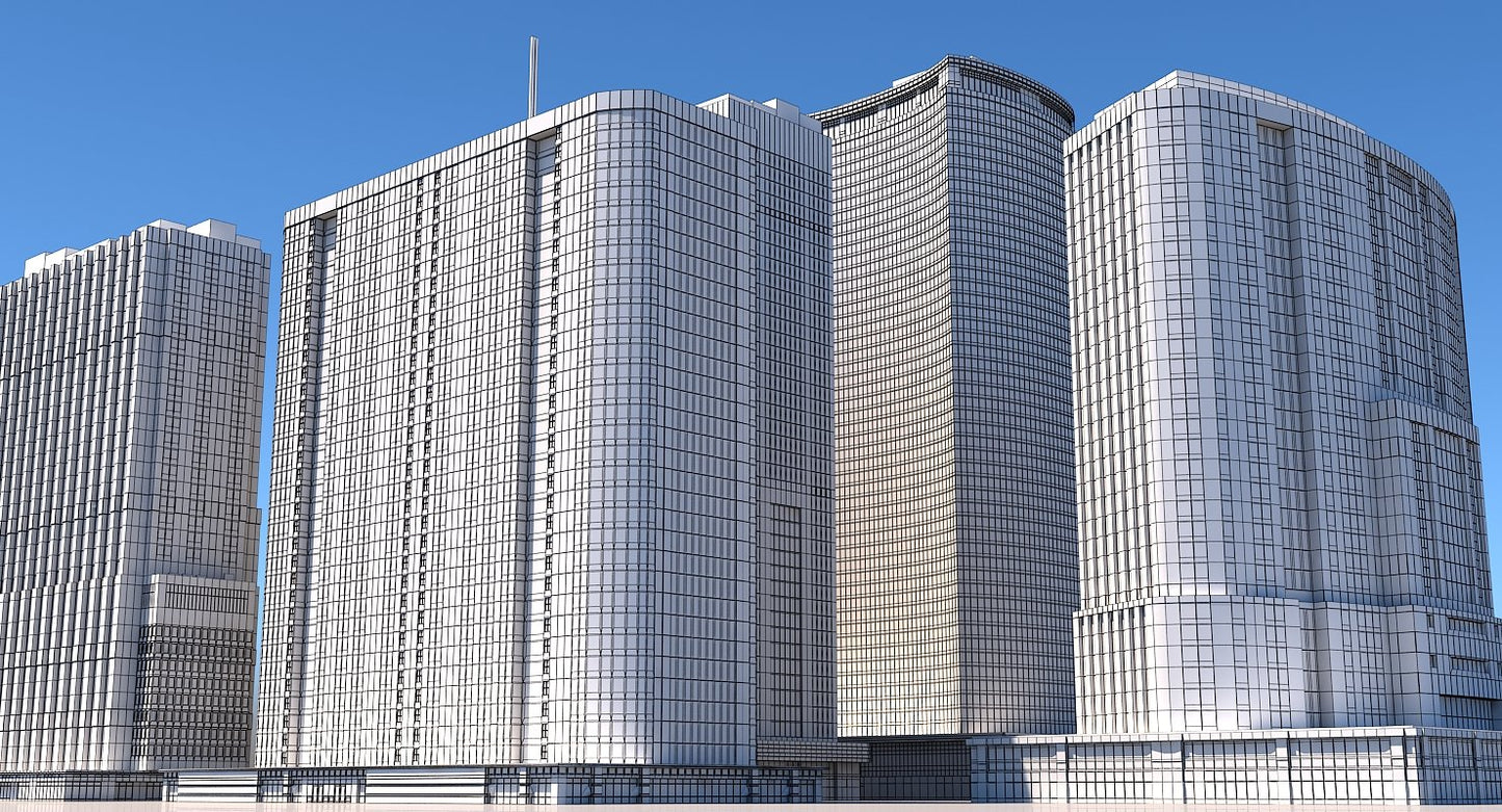 Modern City Skyscraper Kit