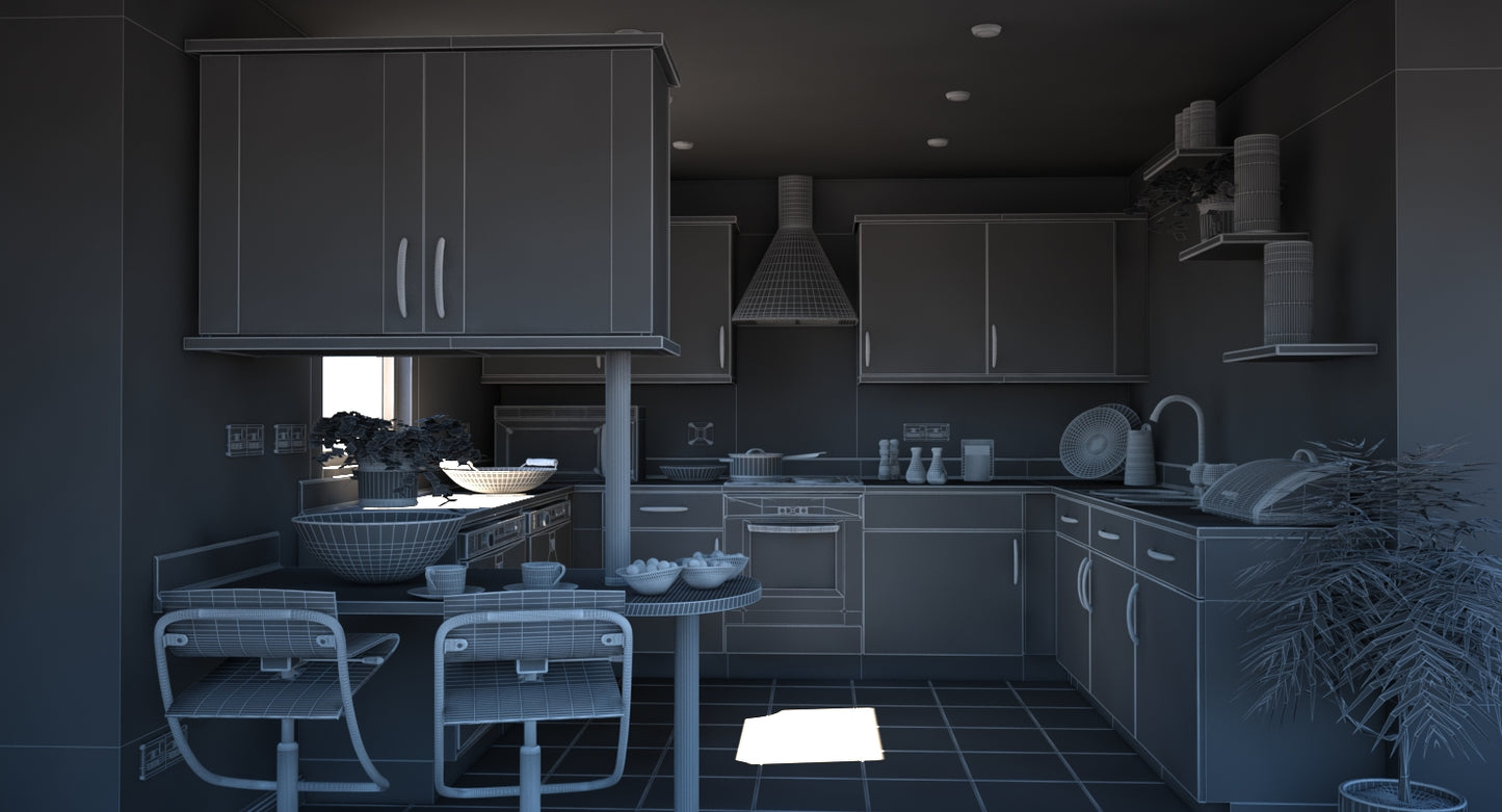 3D Kitchen 15