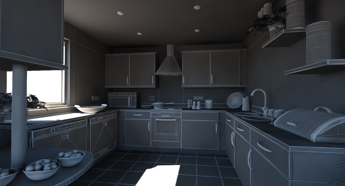 3D Kitchen 15