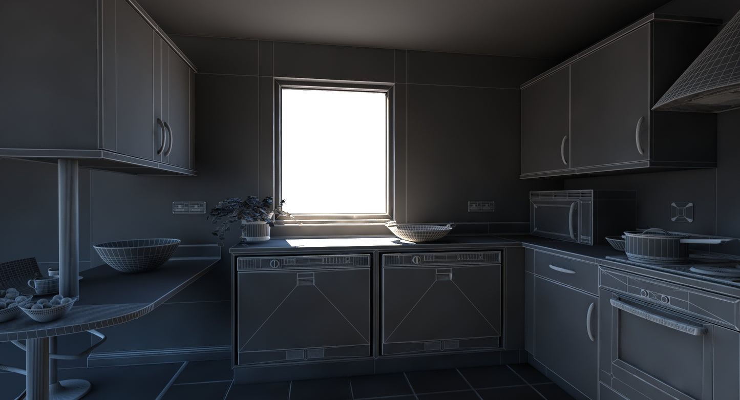 3D Kitchen 15