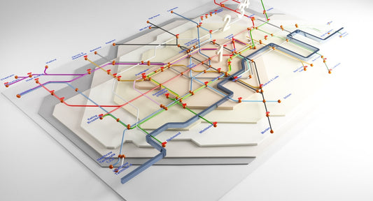 London Underground Map 3D