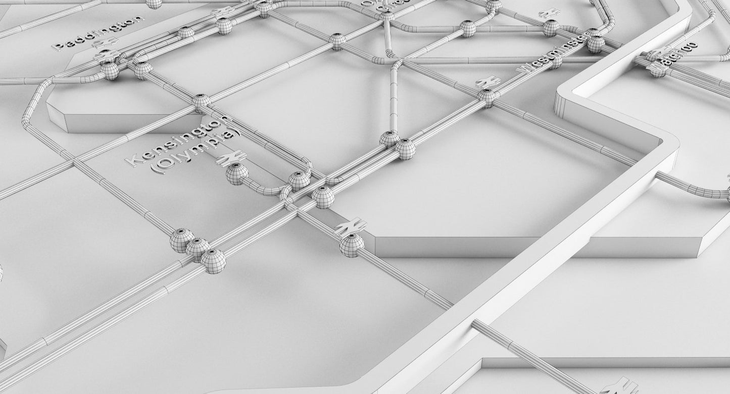 London Underground Map 3D