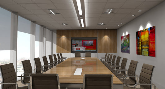 3D Boardroom Scene