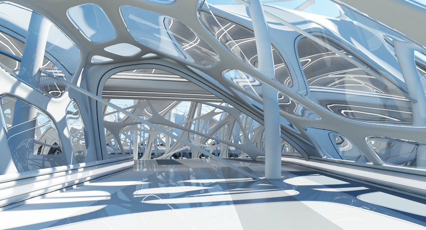 Futuristic Architectural Structure 17