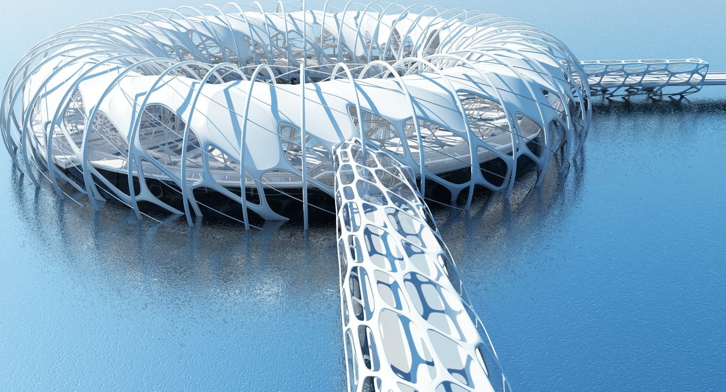 Futuristic Architectural Structure 17