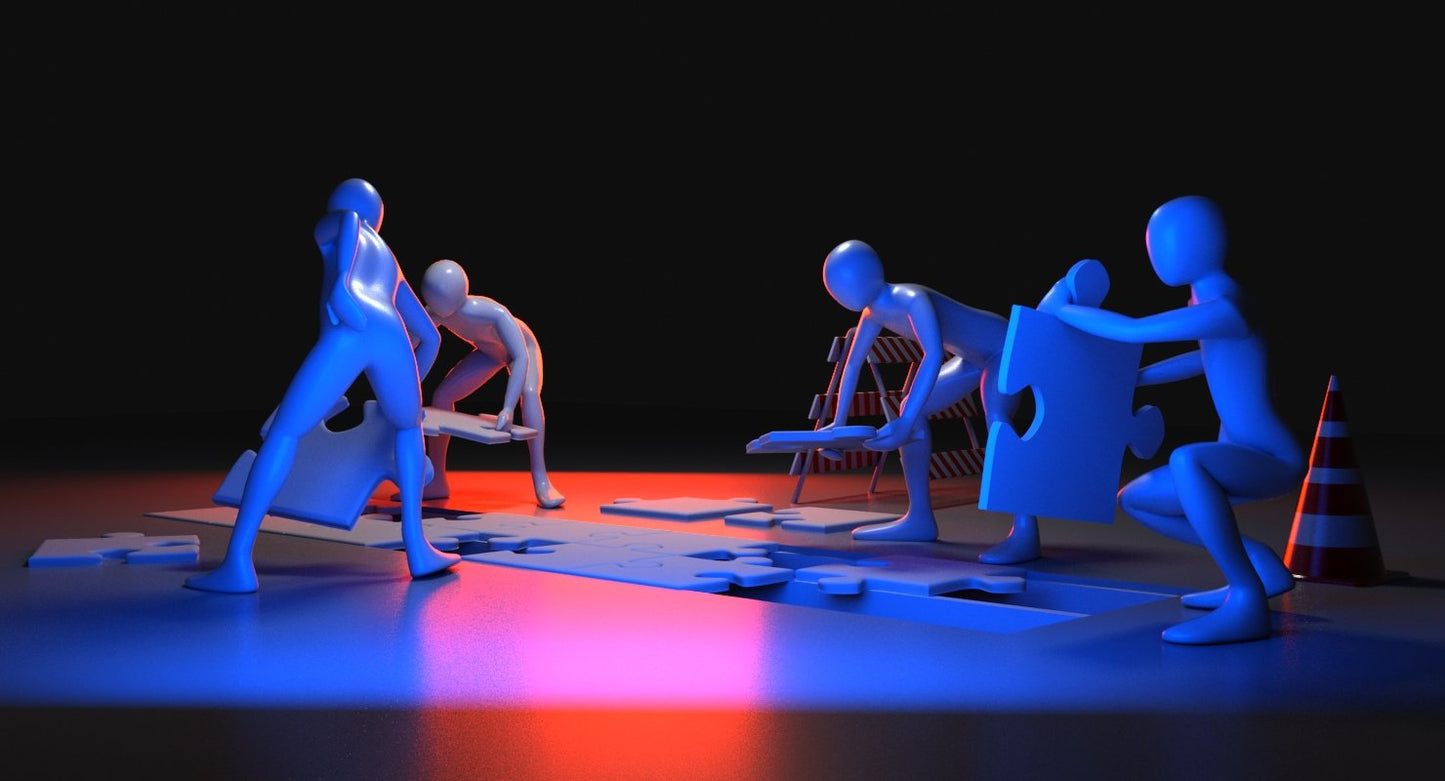 3D Men Building Puzzle