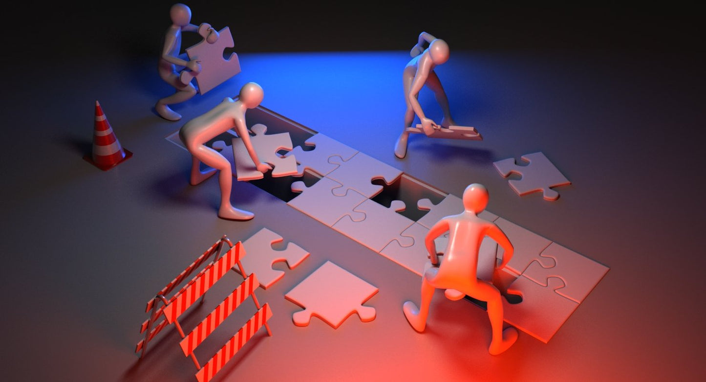 3D Men Building Puzzle