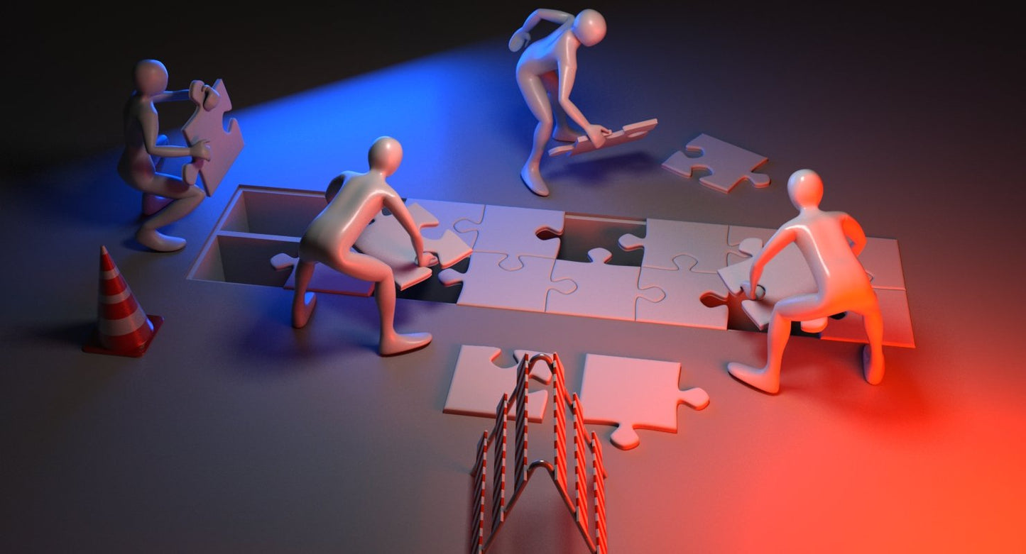 3D Men Building Puzzle