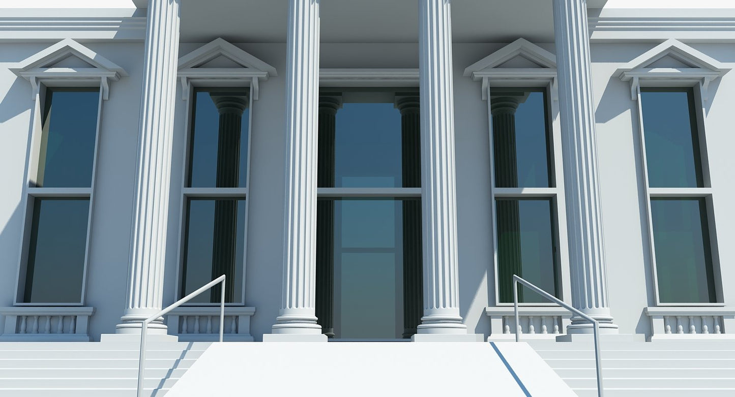 Museum Building 3D Model