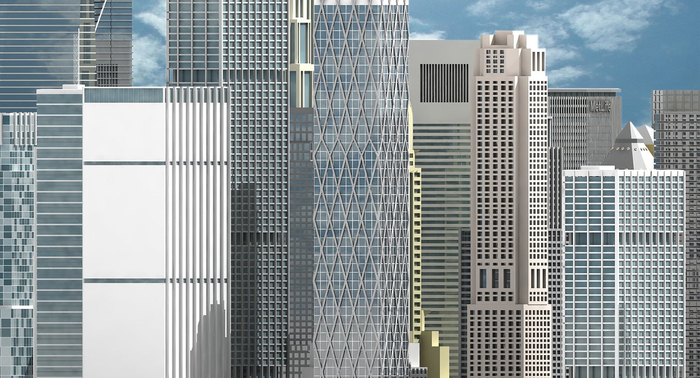 3D New York Skyscrapers