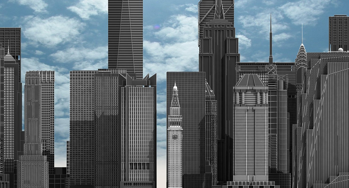 3D New York Skyscrapers