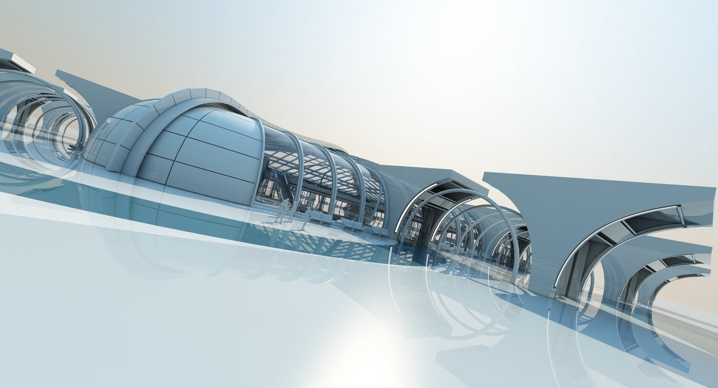 Futuristic Architectural Structure
