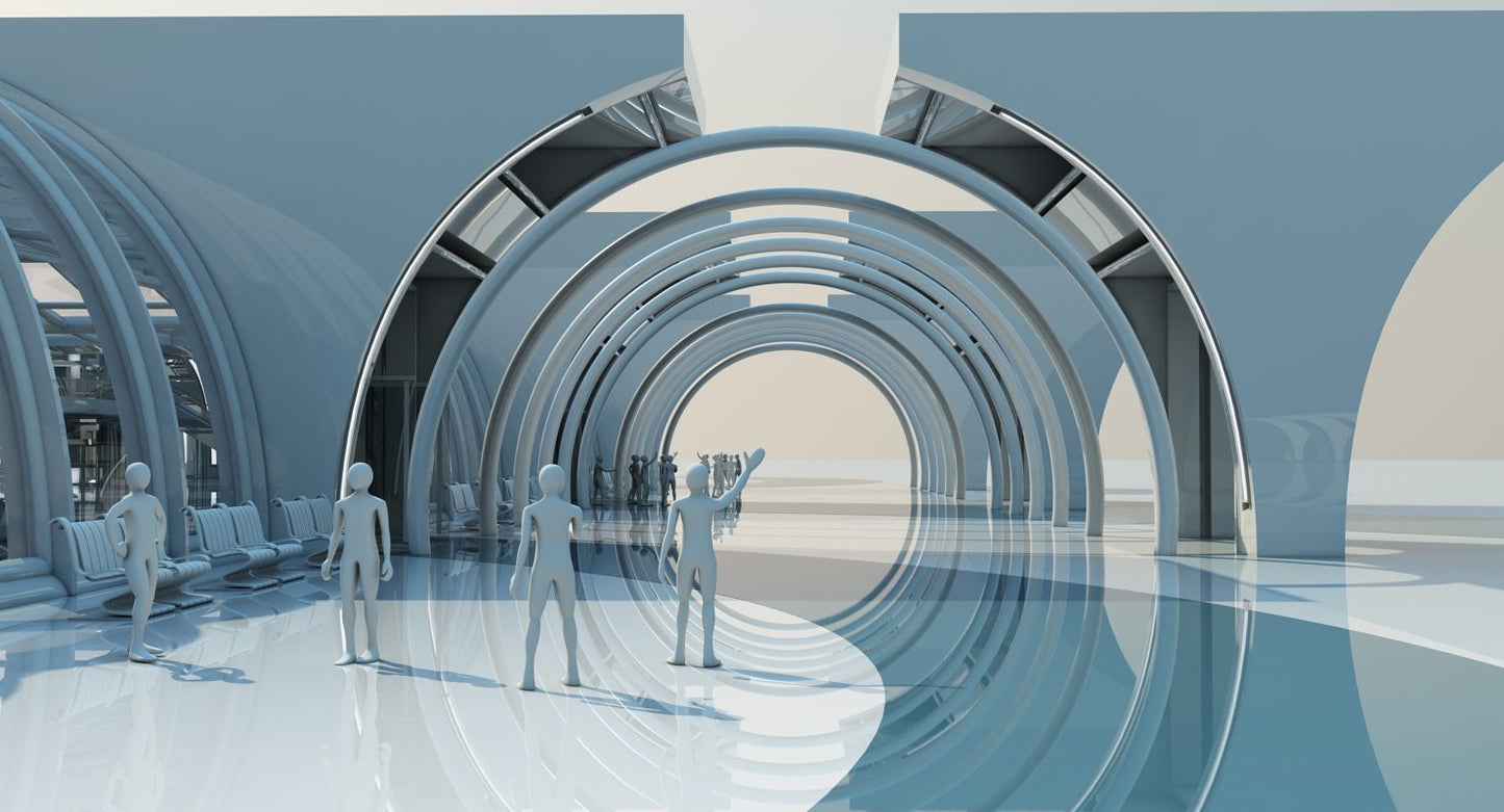 Futuristic Architectural Structure