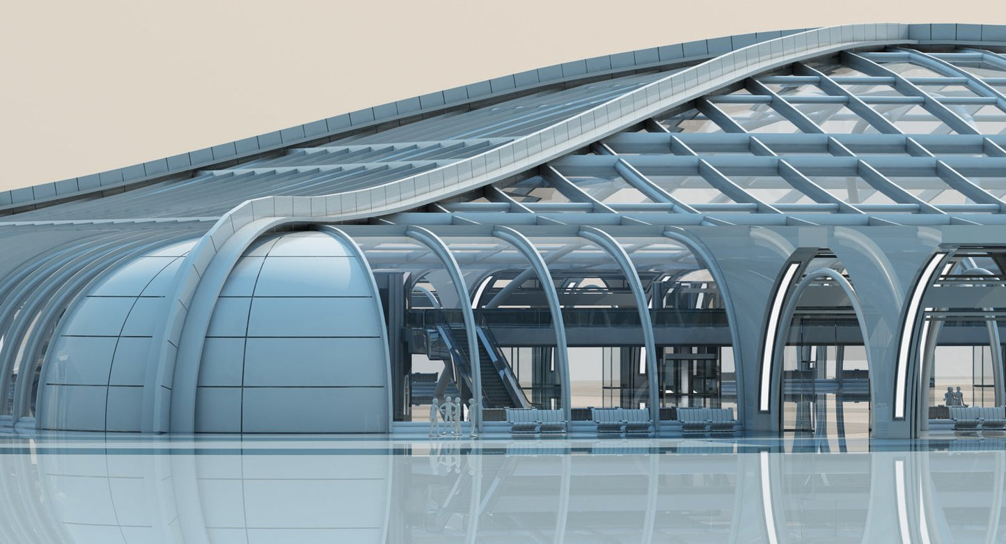 Futuristic Architectural Structure