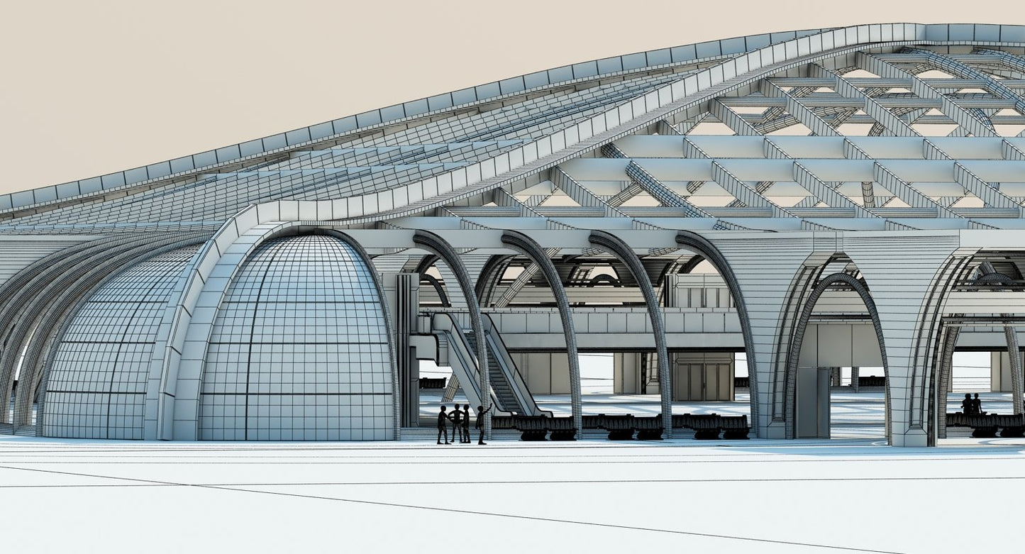 Futuristic Architectural Structure