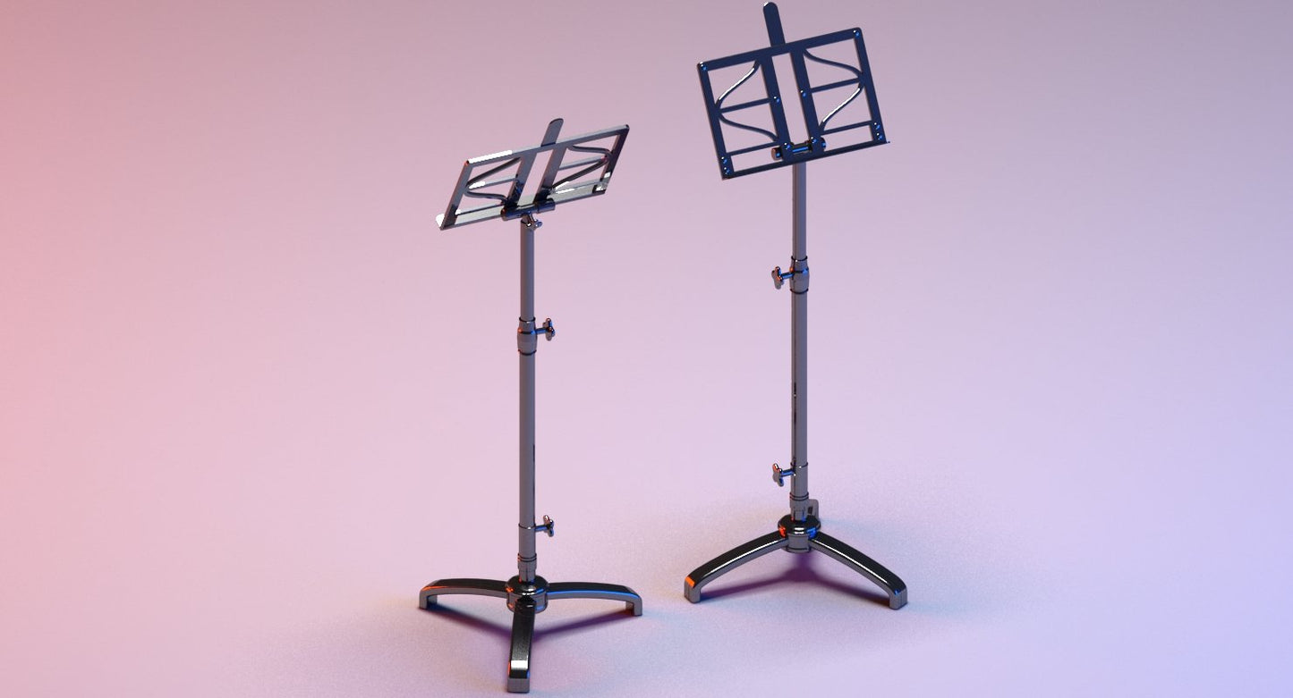Note Stand 3D Model - WireCASE
