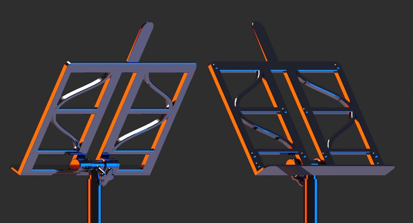 Note Stand 3D Model - WireCASE