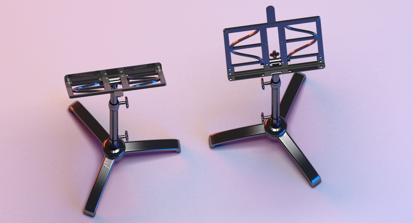 Note Stand 3D Model - WireCASE