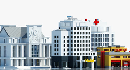 Public Buildings Symbol 1 3D MODEL