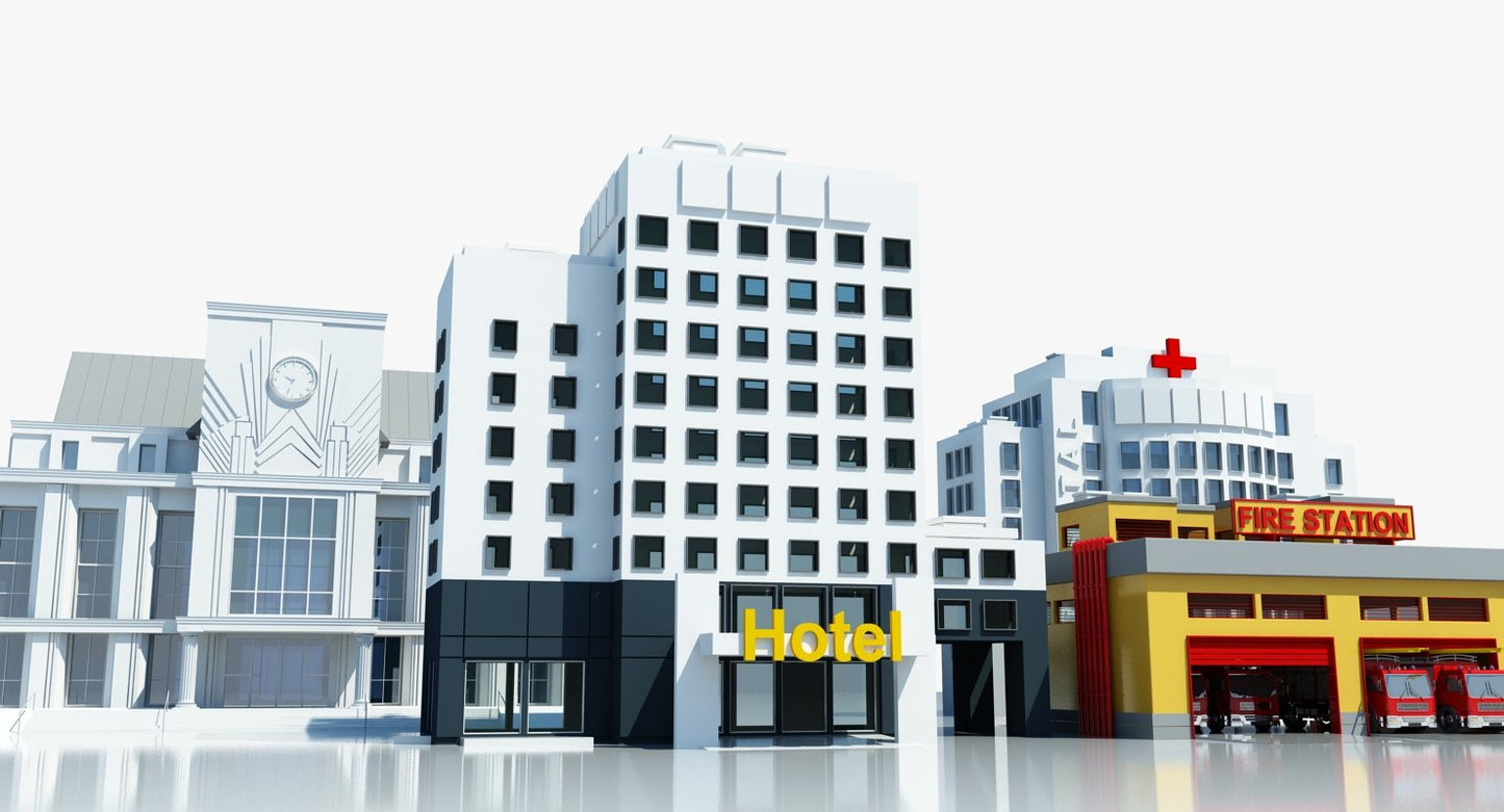 Public Buildings Symbol 1 3D MODEL