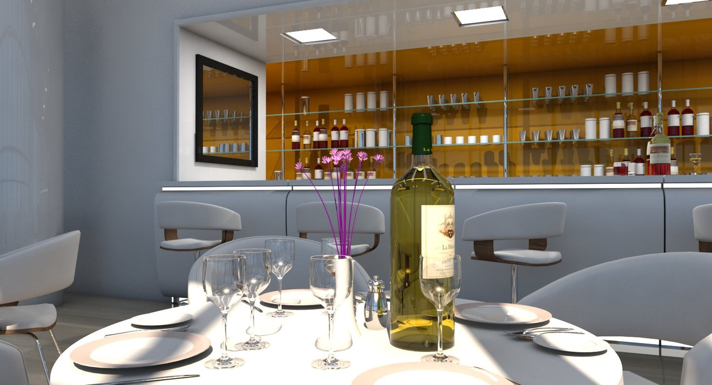 Restaurant Interior 3D Model