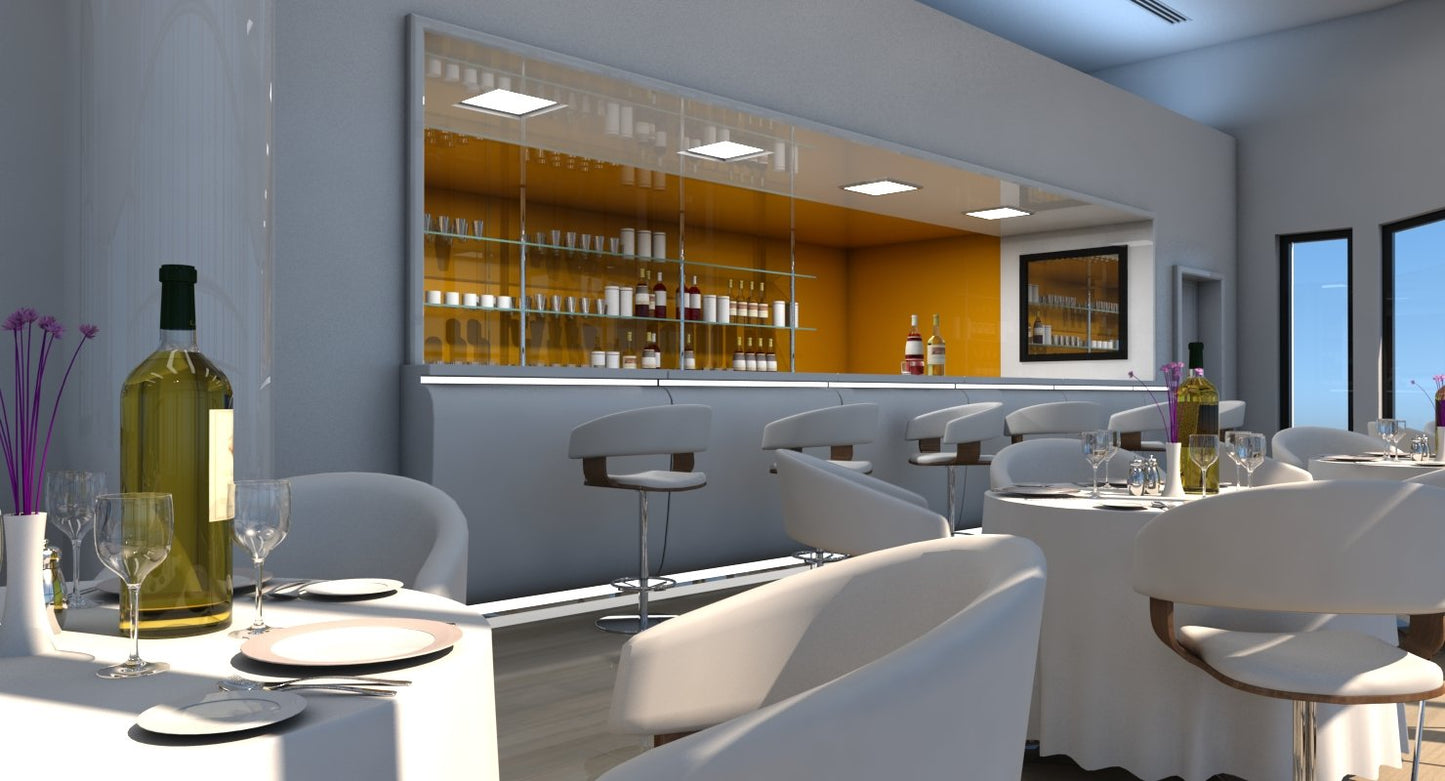 Restaurant Interior 3D Model