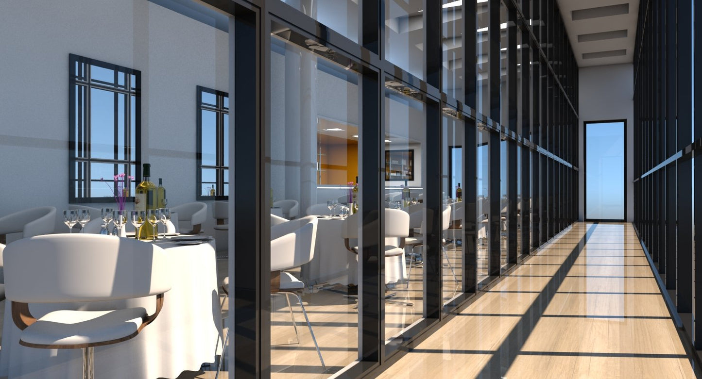 Restaurant Interior 3D Model