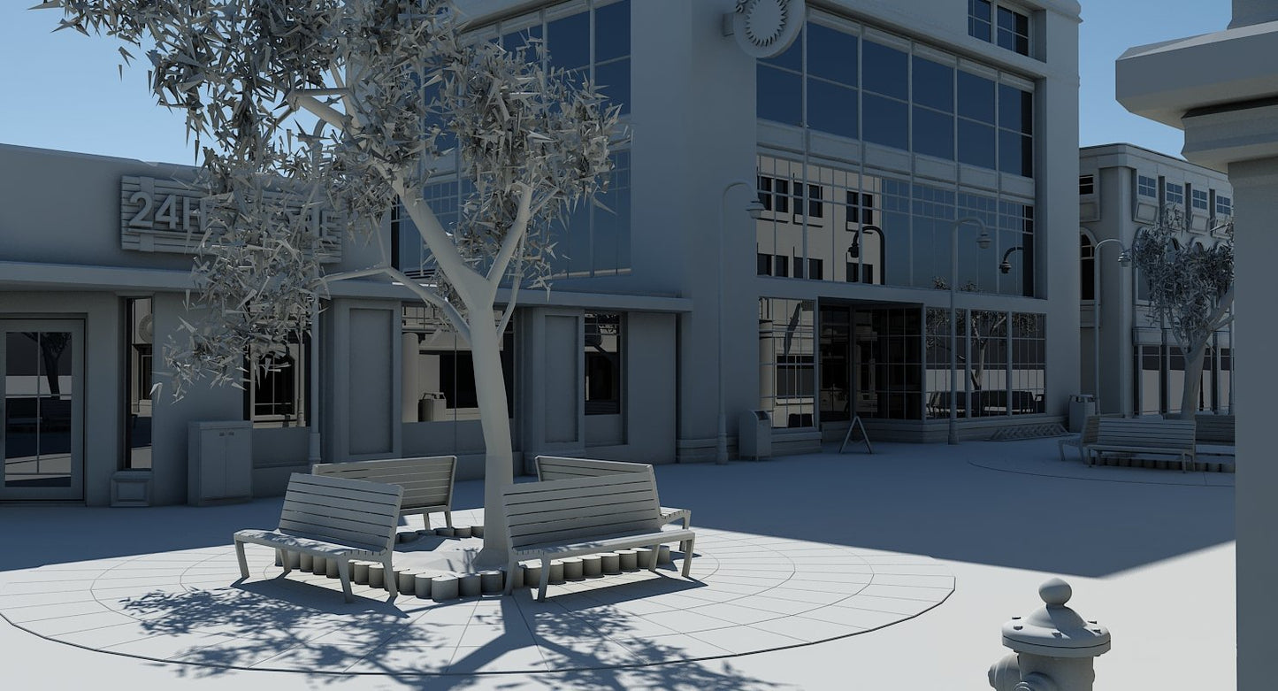 Shopping Center 3D Model