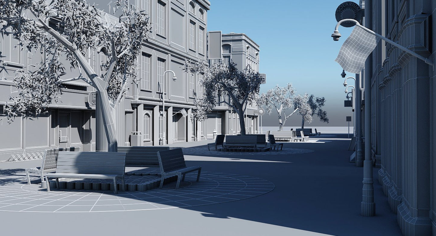 Shopping Center 3D Model