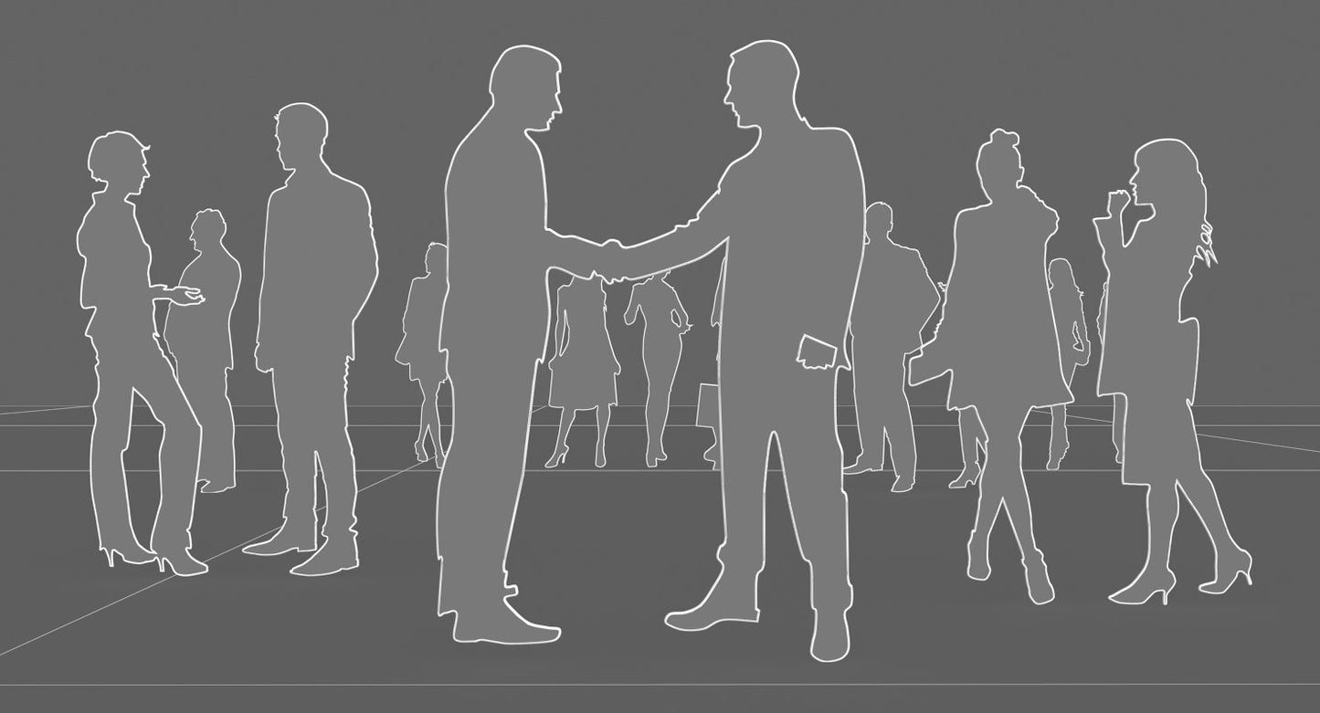 Silhouette Formal People